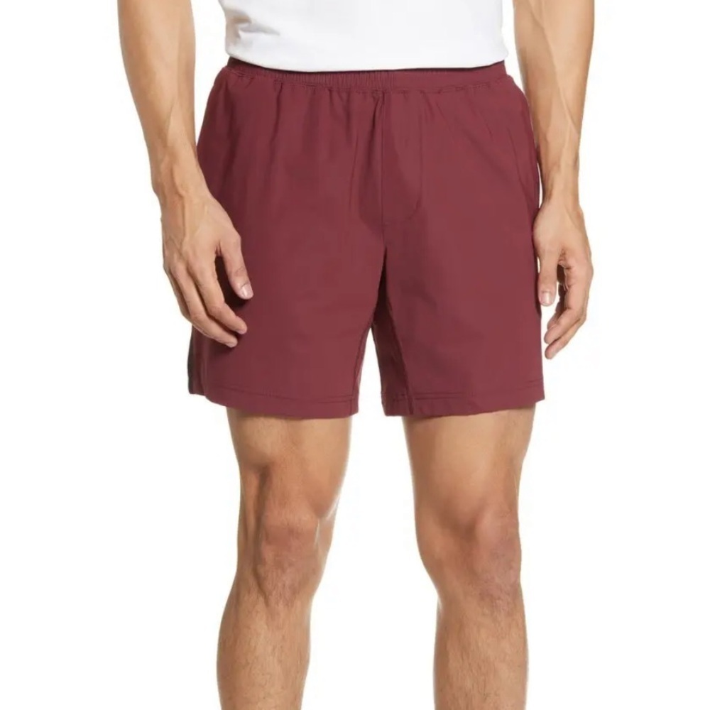 Rhone Men’s 7” Swift Training Shorts Burgundy Size Small